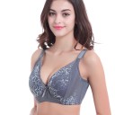 Soutien-gorge pour les poitrines généreuses avec des fleurs J3065 2