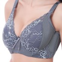 Soutien-gorge pour les poitrines généreuses avec des fleurs J3065 4