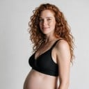 Soutien-gorge sans coutures pour femmes enceintes et allaitantes sans armatures avec attaches sur les bretelles et décolleté en V 7