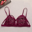 Soutien-gorge sexy pour femmes avec des bonnets fleuris J1064 4