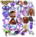 Space Galaxy Stickers - 50 pcs 2
