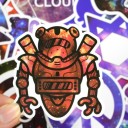 Space Galaxy Stickers - 50 pcs 4