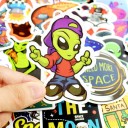 Space Stickers 50 pcs E200 4