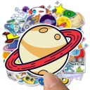 Space Stickers 50 pcs E224 5