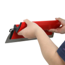 Spackelblad för puts och gips 40 × 15 cm utjämningskniv för avslutningsarbete stålspackel röd svart 3