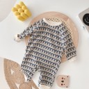 Spädbarnsstickad jumpsuit T2659 5