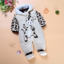 Spædbørns vinteroveralls med print J1955 2