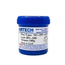 Spájkovacie tavivo AMTECH NC-559 100 g no-clean bezolovnaté zelená alebo modrá varianta pre BGA CPU PCB value ball čipy a opravy 3