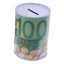 Sparebøsse i blik til børn og voksne 11 x 7,5 cm 6
