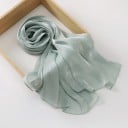 Sparkly Chiffon Hijab 175x75 cm with a Light Sheer Structure for Everyday Wear and Social Occasions 10