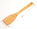 Spatule en bambou pour la cuisson, pour la friture et la cuisson, Lame plate pour retourner et mélanger les aliments, Trou pour suspendre, Bambou 5