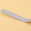 Spatule incurvée en acier inoxydable pour gâteaux et desserts Lame arrondie de 3 cm de large Poignée en métal avec un trou pour suspendre 6