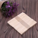 Spatules en bois pour application de cire - 50 pcs 2