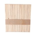 Spatules en bois pour application de cire - 50 pcs 4