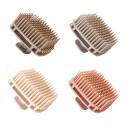 Spazzola massaggiante in silicone per shampoo 5,9×7,8 cm Pettine massaggiante per cuoio capelluto Pettine per lavare i capelli Strumento rilassante per salone di bellezza 4