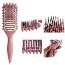 Spazzola per capelli ricci pettine districante 2