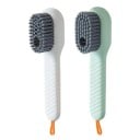 Spazzola per la pulizia 17x6x4,5 cm con setole morbide e manico lungo Spazzola liquida per scarpe e abbigliamento Utensile per la pulizia 1