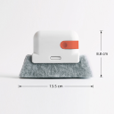 Spazzola per la pulizia delle scanalature delle finestre 13,5 x 8,8 cm plastica PP e paglietta Rimozione della polvere e sporco Pulizia dei telai Finestre scorrevoli Porte 3