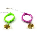 Specchio con campanello per uccelli 3