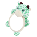 Specchio di sicurezza per bambini da auto 28x21 cm Forma di cervo Infrangibile Visione grandangolare 2 cinghie per poggiatesta Seggiolino auto Specchio retrovisore 4