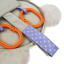 Specchio di sicurezza per bambini da auto 28x21 cm Forma di elefante Infrangibile Visione grandangolare Specchio per poggiatesta Seggiolino auto Specchio retrovisore 6