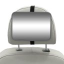 Specchio per auto infrangibile per bambini 18,7x13,5 cm Ampio campo visivo Specchio di sicurezza trasparente Cinghie regolabili Poggiatesta 3