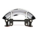 Specchio per moto con visione grandangolare a 180° per montaggio sul parabrezza – specchio di sicurezza ausiliario 5