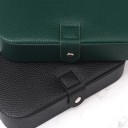 Šperkovnice s organizérem na prsteny, náušnice a náhrdelníky 19,5 × 11 × 4,5 cm z umělé kůže barevná úložný box na šperky 13