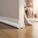Σφράγιση κάτω από τις πόρτες 93 cm Ευέλικτη προσαρμοστική ράβδος από PVC σε σχήμα U Προστασία από ρεύματα αέρα, σκόνη και έντομα Μπορεί να κοπεί 5