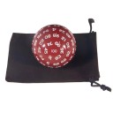 Spielwürfel D100 4,8 cm Akryl 100-seitiger Würfel in verschiedenen Farben mit Beutel für RPG Tisch- und Familienspiele 6