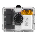 Spil NFC simulator med LCD-skærm og USB-C opladning 4,3 x 3,2 cm, NTAG215, ABS, hvid, til Switch, Switch 2, Wii U og 3DS 4