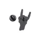 Spilla moda mano 1,5 x 3,3 cm accessorio rock punk in lega di zinco spilla metallica per giacca zaino abbigliamento 4