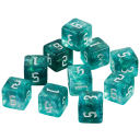 Spilterninger 10 stk D6 Akryl Glitrende Terninger til brætspil rollespil matematikundervisning og sociale spil 9