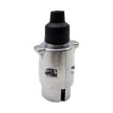 Spina in alluminio a 7 pin per rimorchi e camper 12V connettore EU Elettronica di traino impermeabile Adattatore argento per camion 1