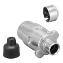 Spina in alluminio a 7 pin per rimorchi e camper 12V connettore EU Elettronica di traino impermeabile Adattatore argento per camion 2