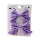 Spinki do włosów kokardki 2 szt. 6,4 x 3,8 cm Elegancka ozdoba do włosów Stylowe kokardy dla dziewczynek i kobiet Klasyczne spinki do włosów Urocza ozdoba 11