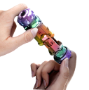 Spinner fidget antiestrés mini pistola 10 cm juguete interactivo con expulsión mecánica de balas para relajación y diversión 3