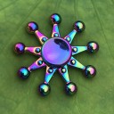 Spinner fidget metálico arco-íris E48 17
