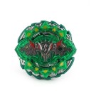 Spinning Top for Battles with Siblings and Friends Metal and Plastic Parts Diameter 5 cm Relief Layered Design Compact Toy for Children 4
