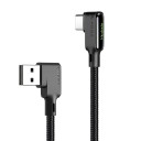 Spiraalimainen USB-datakaapeli Lightning / USB-C K560 1