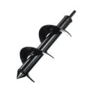 Spiralbohrer für den Boden 8x25 cm Kohlenstoffstahl Erdbohrer für Pfosten Elektrisches Werkzeug zum Pflanzen von Pflanzen und Zwiebeln Set zum Bohren 1