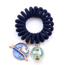 Spirale à cheveux avec pendentifs 4