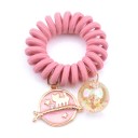 Spirale à cheveux avec pendentifs 3