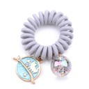 Spirale à cheveux avec pendentifs 6