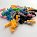 Spirales de protection pour câbles en silicone souple, ensemble de 10 pièces, protègent les chargeurs et les écouteurs 4
