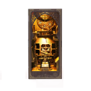 Σπίτι για κούκλες 11 x 18.5 x 23 εκ. DIY 3D ξύλινο κιτ κατασκευής με LED φως και έπιπλα Μινιατούρα σπίτι Χειροκίνητη συναρμολόγηση Διακόσμηση 3