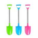 Spitze Strandschaufel für Kinder, 56 x 12,4 cm, Edelstahl, Grabspielzeug, Sommer-Outdoor-Werkzeuge, Gartenspielzeug, Geschenk für Kinder 1