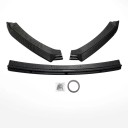 Splitter de parachoques delantero de 3 piezas, lip spoiler difusor de ABS con aspecto de carbono para MK3 2012–2016 y tuning de exterior 3