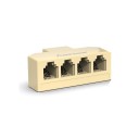 Splitter für Telefonkabel RJ11 1-4 Ports 4