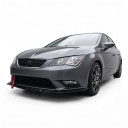 Splitter pentru bara de protecție spoiler lip sub bara de protecție set de 3 piese din plastic ABS negru lucios pentru Leon MK3.5 2017–2019 tuning 4